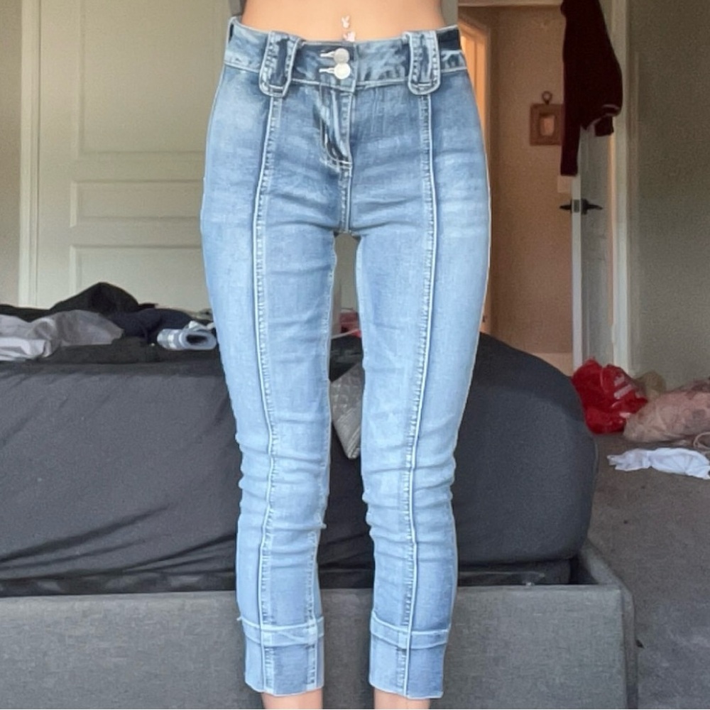 High-water jeans